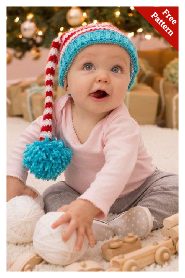 Baby Elf Hat Free Crochet Pattern 