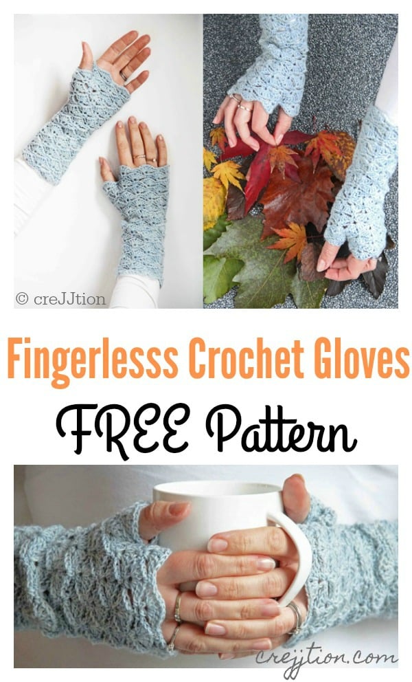 Beautiful Fingerless Gloves Free Crochet Pattern