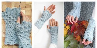 Beautiful Fingerless Gloves Free Crochet Pattern