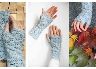 Beautiful Fingerless Gloves Free Crochet Pattern
