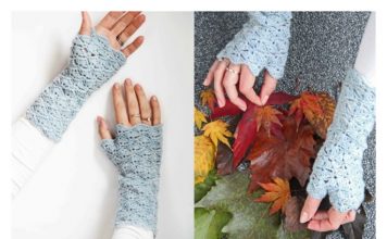 Beautiful Fingerless Gloves Free Crochet Pattern