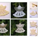 Christmas angel Ornament Free Crochet Pattern