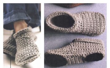 Cosy And Stylish Slipper Boots Free Crochet Pattern