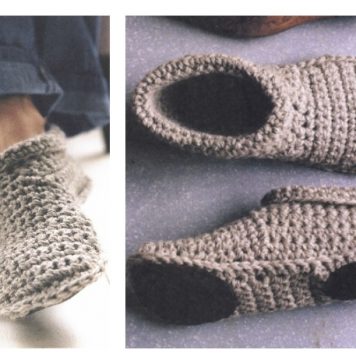 Cosy And Stylish Slipper Boots Free Crochet Pattern