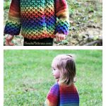 Crocodile Stitch Mandarin Coat Crochet Pattern