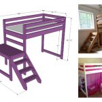 DIY Camp Loft Bed with Stair