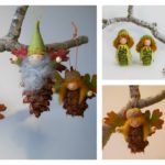 DIY Pinecone Fairy Ornaments