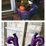 DIY Wicked Witch Legs for Halloween