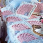 Ladys Fan Coverlet and Pillow FREE Crochet Pattern