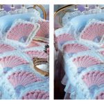 Ladys Fan Coverlet and Pillow FREE Crochet Pattern