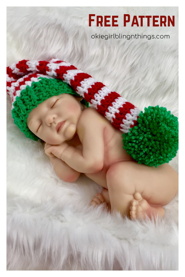 Newborn Elf Hat Free Crochet Pattern