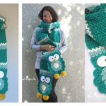 Owl Super Scarf Free Crochet Pattern