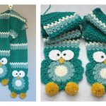 Owl Scarf Free Crochet Pattern