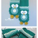 Owl Scarf Free Crochet Pattern