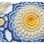 Pretty Textured Motif Free Crochet Pattern