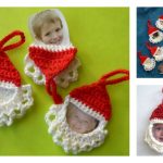 Santa Ornament Free Crochet Pattern