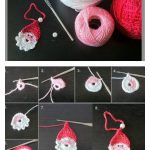 Santa Ornament Free Crochet Pattern