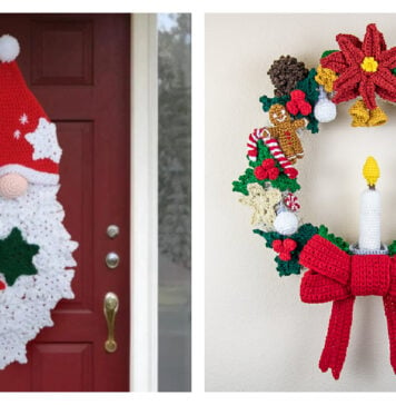 10+ Christmas Wreath Crochet Patterns