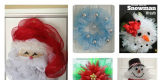 10+ Creative Christmas Deco Mesh Wreath Ideas