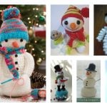 10 Crochet Amigurumi Snowman Free Patterns