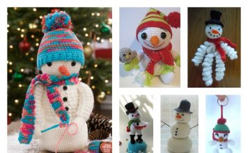10 Crochet Amigurumi Snowman Free Patterns