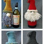 Bottle Buddy Gift Bags Free Crochet Pattern