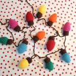 Christmas Lights Garland Free Crochet Pattern