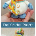 Christmas Snowman Amigurumi Free Crochet Pattern