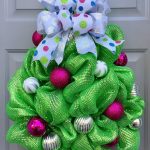 Christmas Tree Deco Mesh Wreath