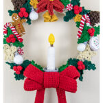 Christmas Wreath Free Crochet Pattern