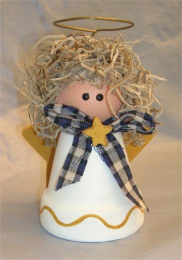  Clay Pot Christmas Angel Craft