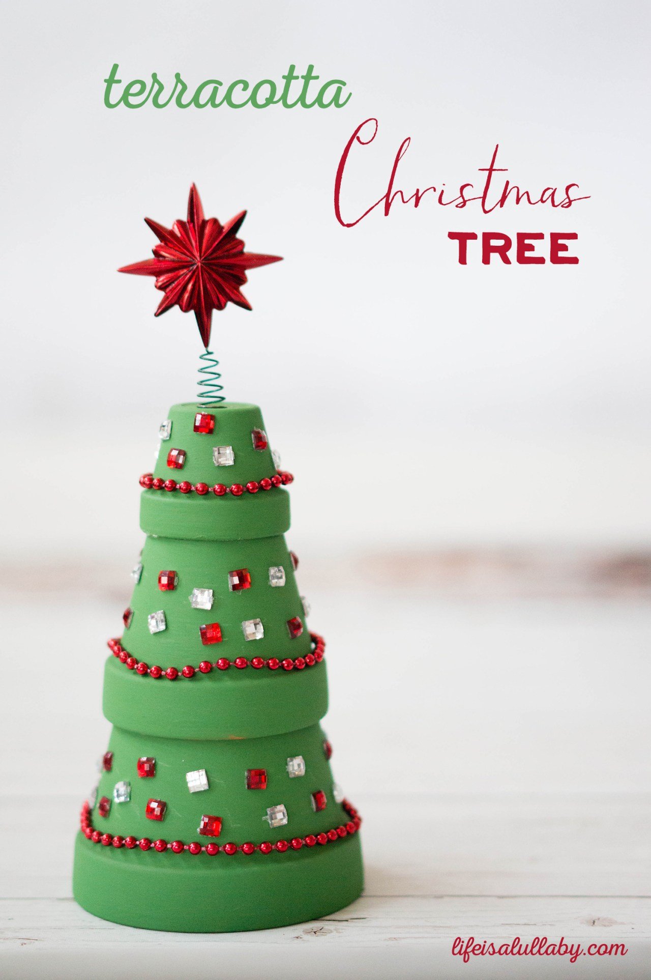 Clay Pot Christmas Tree