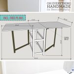 DIY Foldable Craft Table