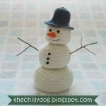 Crochet Amigurumi Snowman Free Pattern