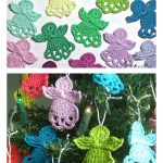 Crochet Christmas Angels Free Pattern