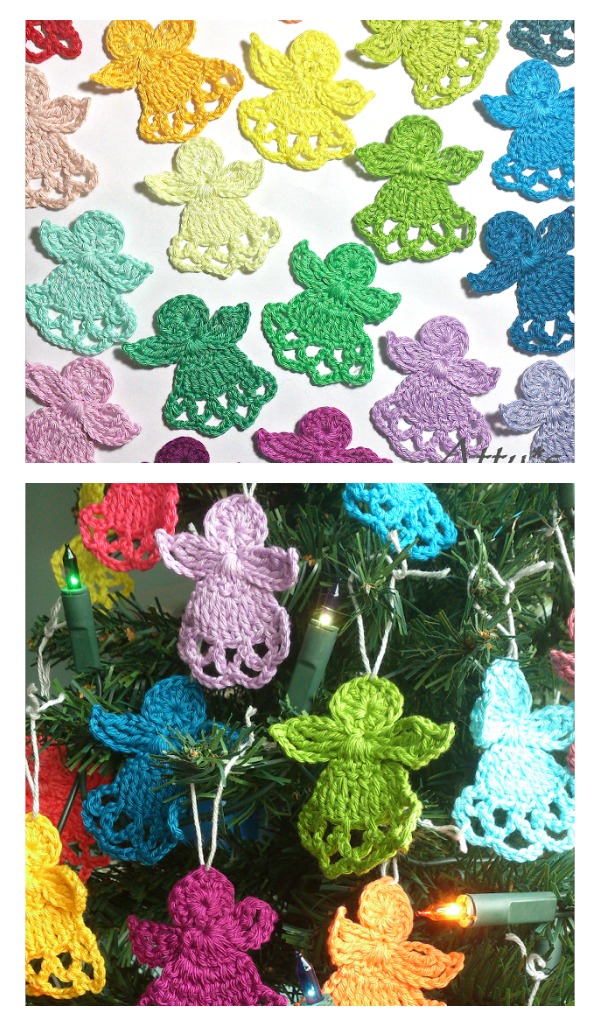 Crochet Christmas Angels Free Pattern