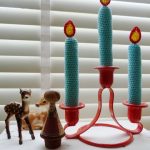 Crochet Christmas Candles Free Pattern