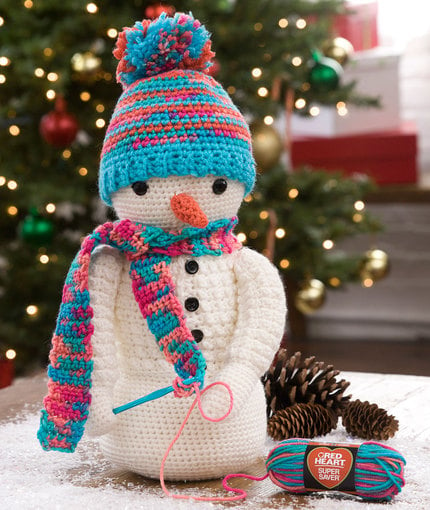 Crocheting Snowman Free Crochet Pattern