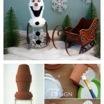 DIY Clay Pot Snowman Treat Filled Jar