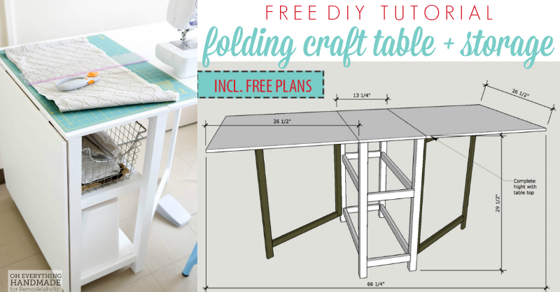 Diy Foldable Craft Table