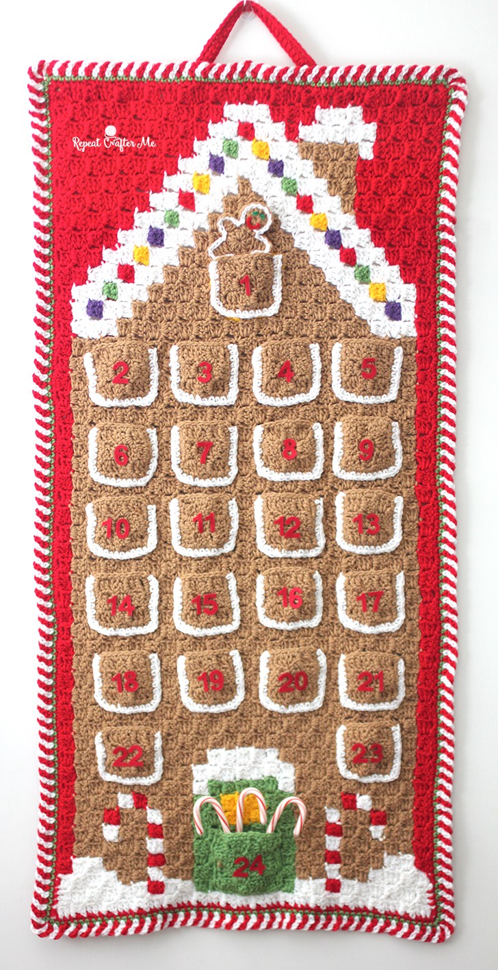 6 Advent Countdown Calendar Crochet Pattern Free and Paid