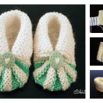 Simple and Cute Baby Knitting Booties Free Pattern