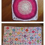 Large Circles in a Square Free Crochet Pattern and Tutorial