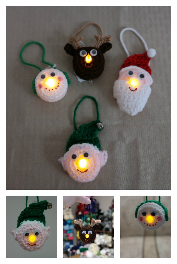 Lighted Ornament Free Crochet Pattern