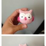 Owl Keychain Free Crochet Pattern