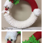 Santa Wreath Crochet Pattern