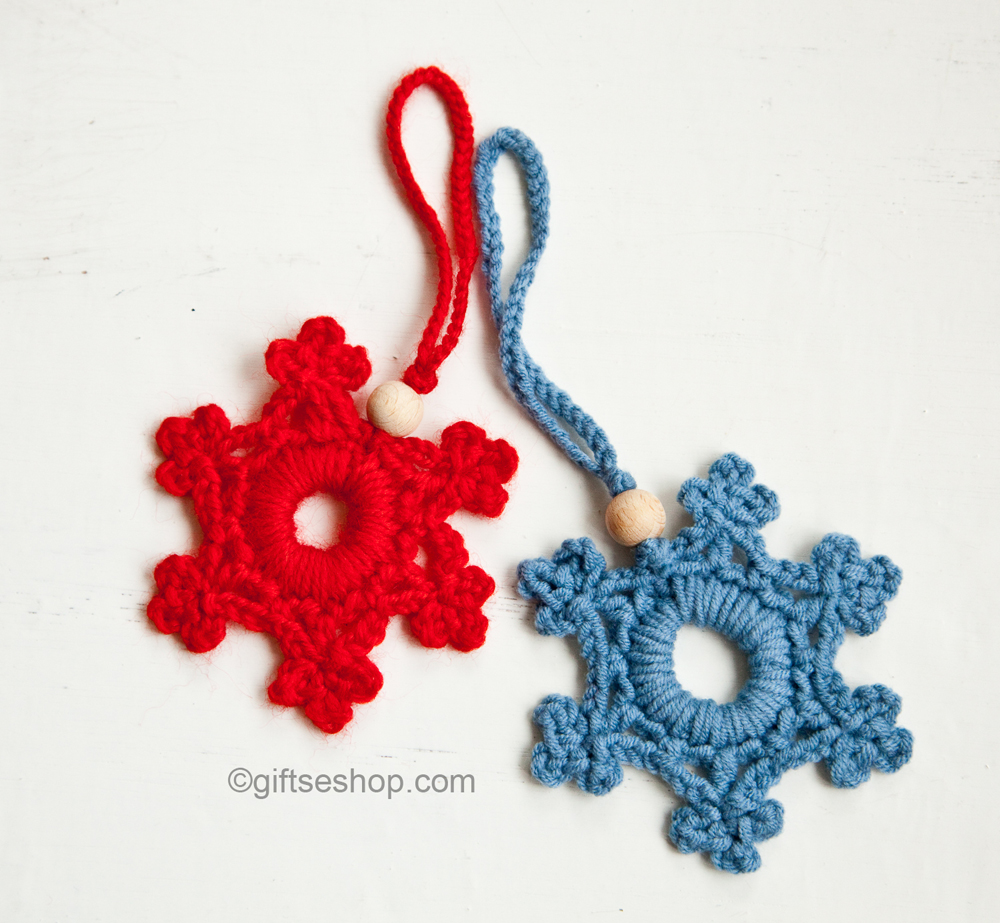 Snowflake Ornament Free Crochet Pattern