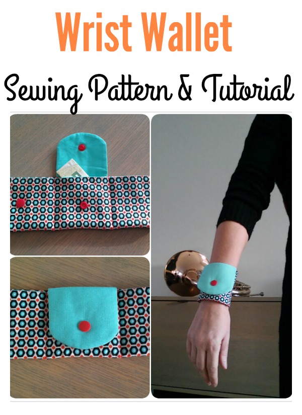 Wrist Wallet Free Sewing Pattern and Tutorial