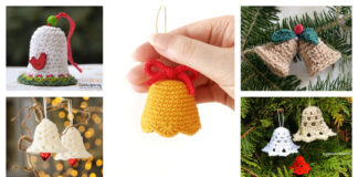 10+ Christmas Bell Ornament Free Crochet Patterns