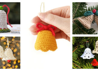 10+ Christmas Bell Ornament Free Crochet Patterns